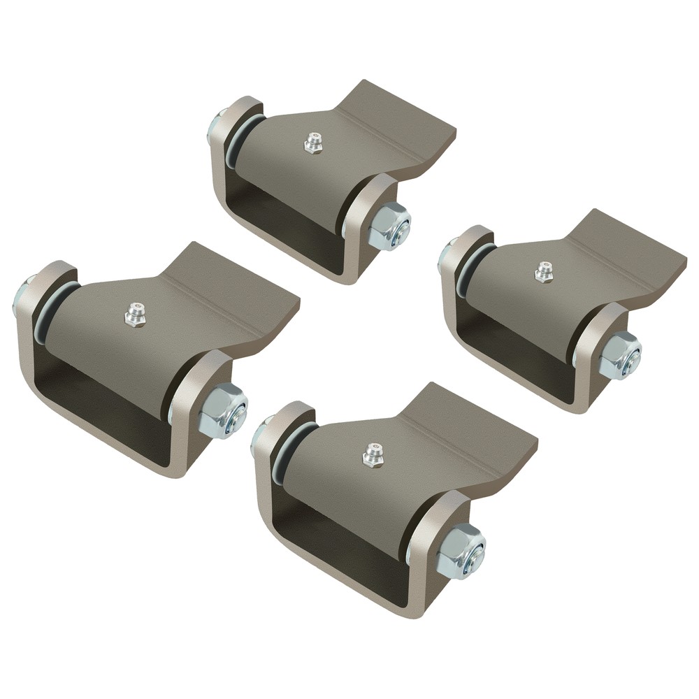 4 Short Leaf Door Hinge Greaseable Cargo Dump Trailer Truck Strap Style Gate