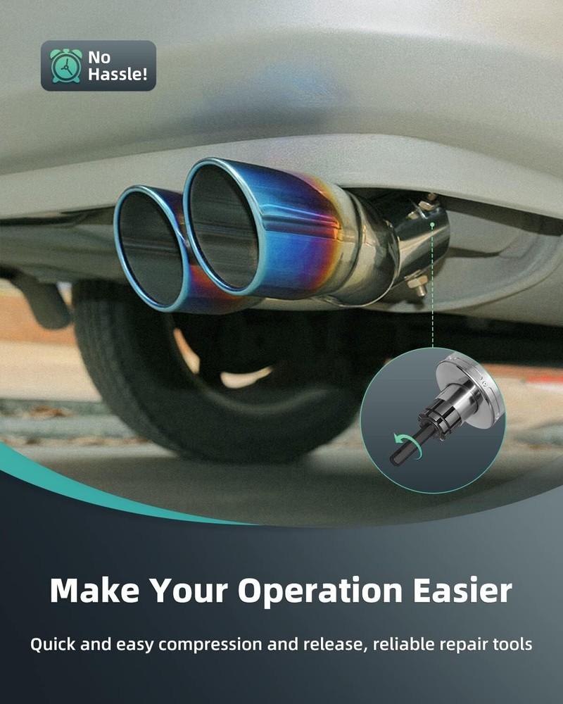 Efficient 3-Piece Pipe Expander Set - Compatible with Most Vehicles and Trucks