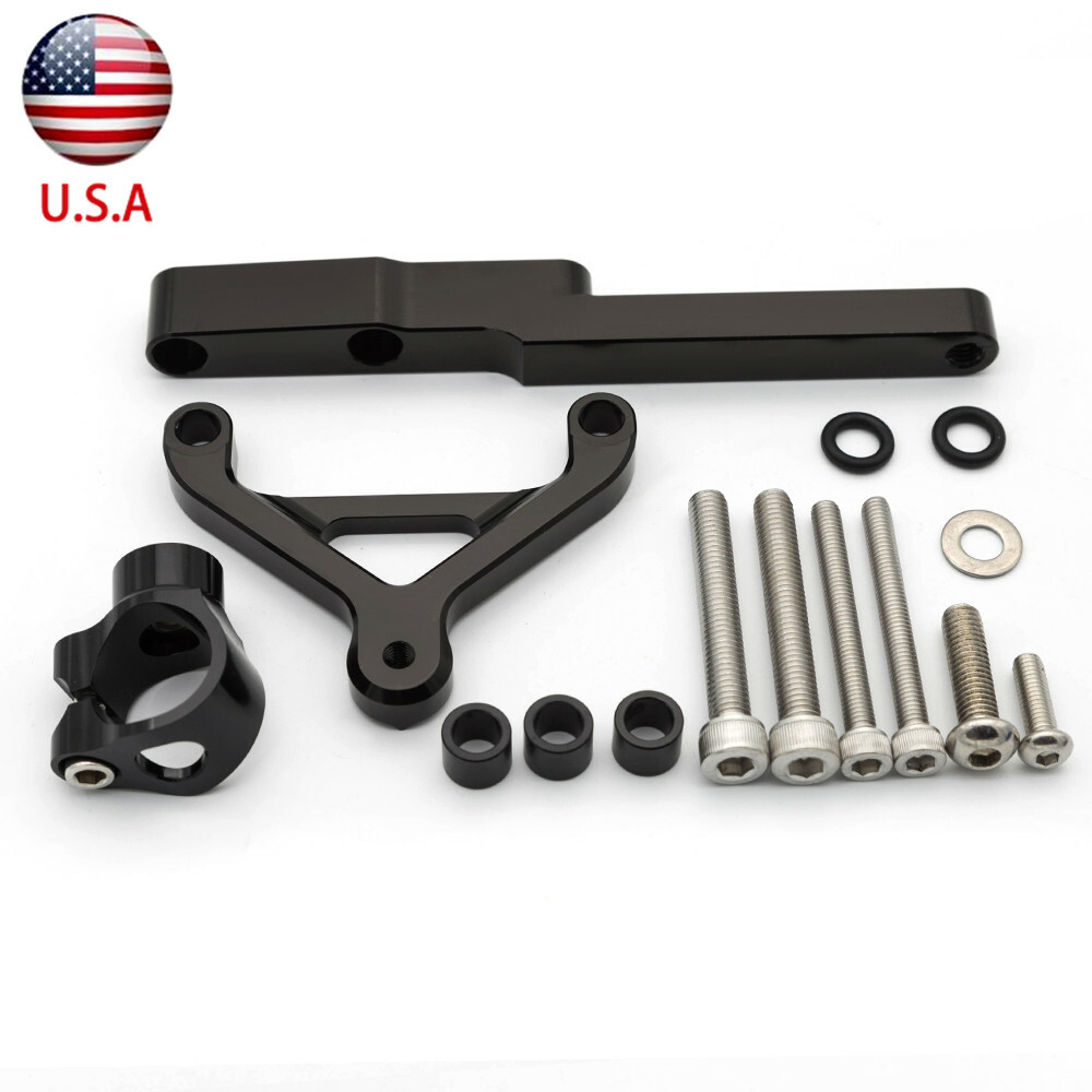For CB1000R 2008-2012 Steering Damper Stabilizer Bracket CNC Mount Stable Kit US