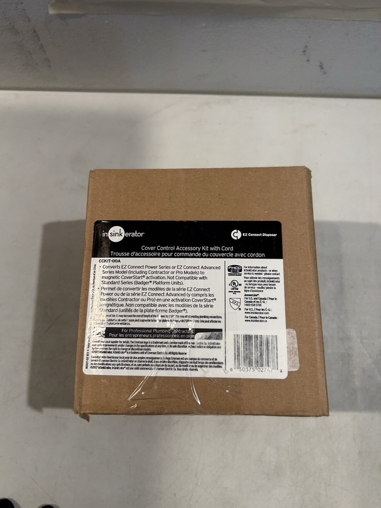 CCKIT 00A Insinkerator Cover Control Accessory Kit with Cord New OEM