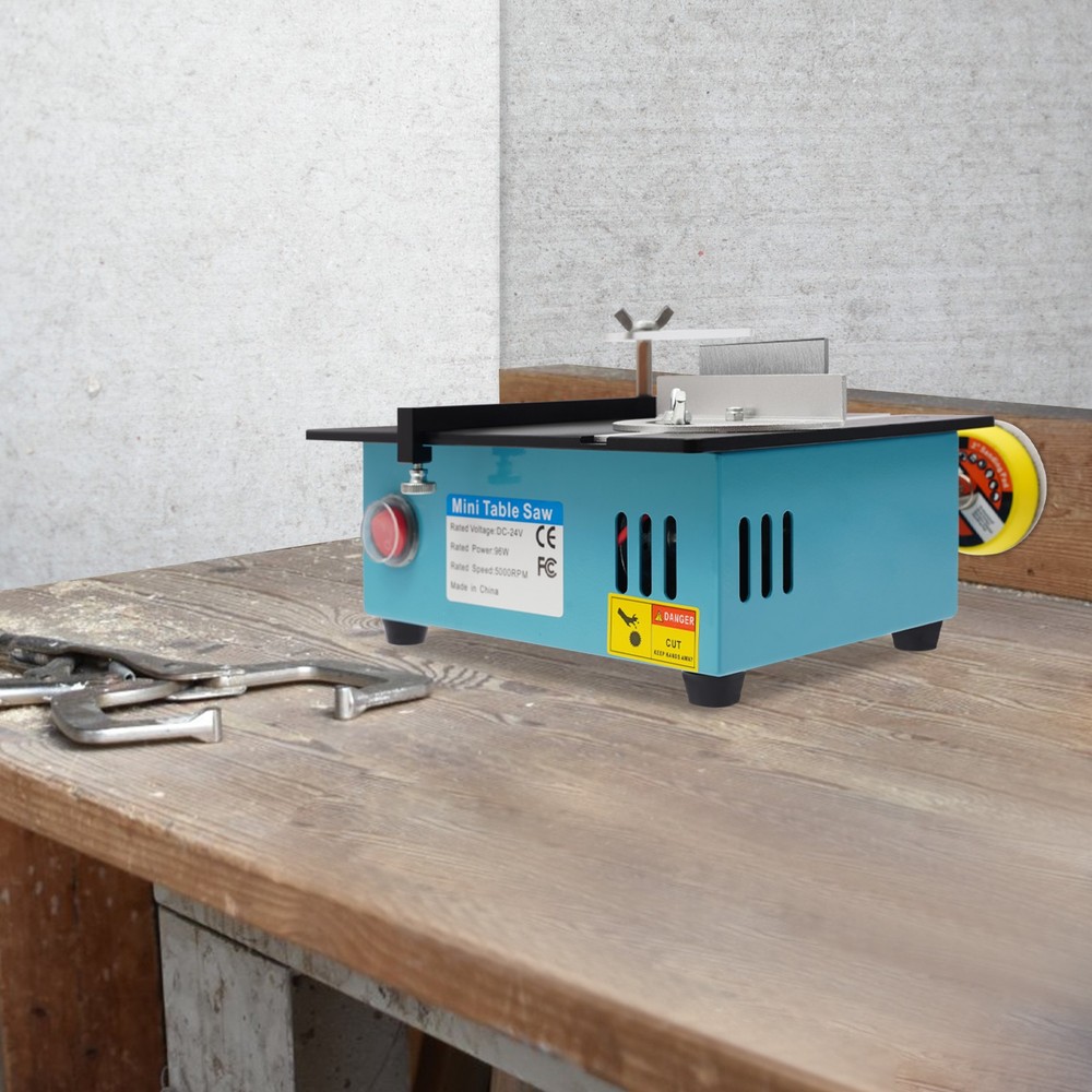 Mini Table Saw Adjustable Small Table Saw Adjustable Mini Table Saw with 4 Blade