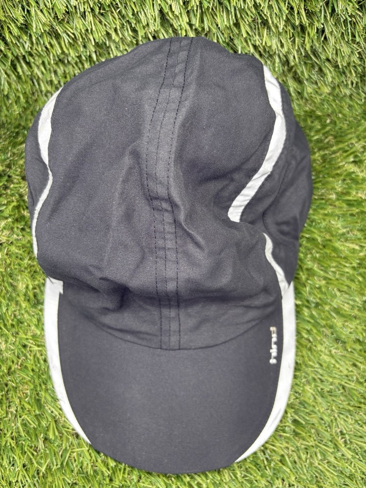 HIND BLACK Vented Running Hat Cap ONE SIZE Adjustable Reflective
