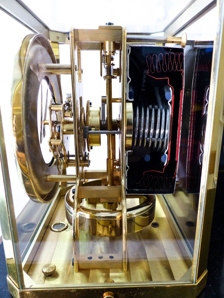 Jaeger LeCoultre Atmos II Escapement model display 110 voltage