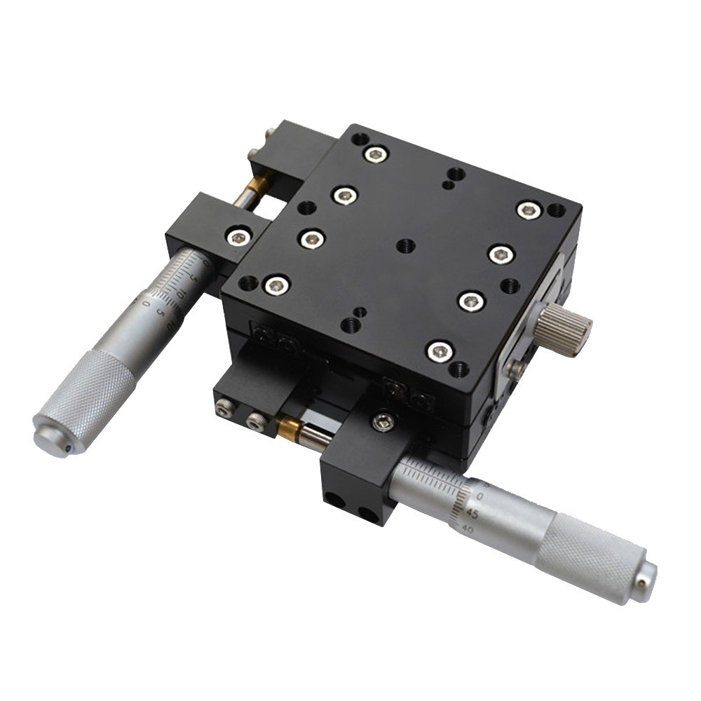 XY Axis Trimming Station Displacement Platform Linear Stage Sliding Table 60mm
