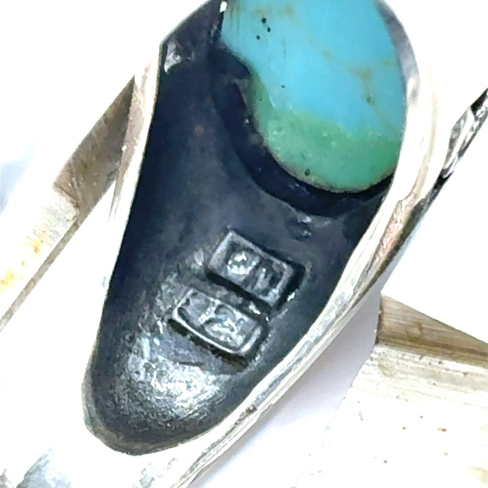 Premier Designs Sterling Silver and Turquoise Ring - Size 6
