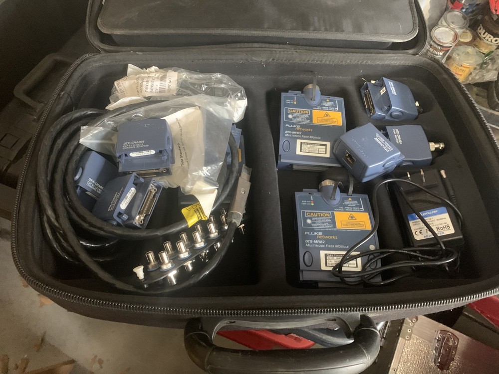 Fluke DTX-1800 COMPLETE system (Tons of modules!!)