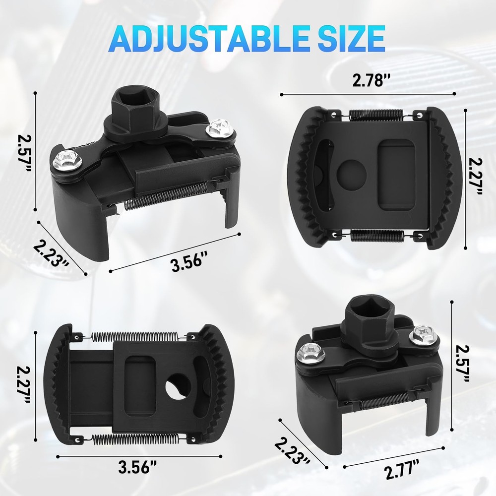 Adjustable Oil Filter Wrench tool Universal 60-80mm removal tool