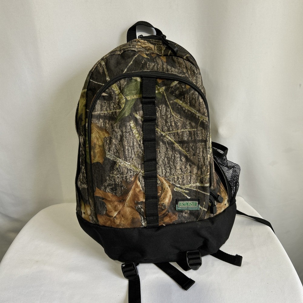 BUSHMASTER CAMO BACKPACK MOSSY OAK PATTERN Multi Pockets