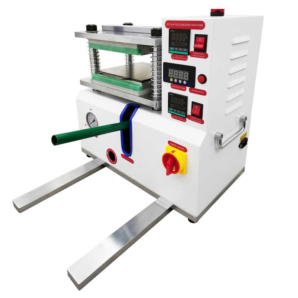 110V Flat Vulcanizing Press Machine PVC/Plastic/Rubber/Silicone Molding Machine