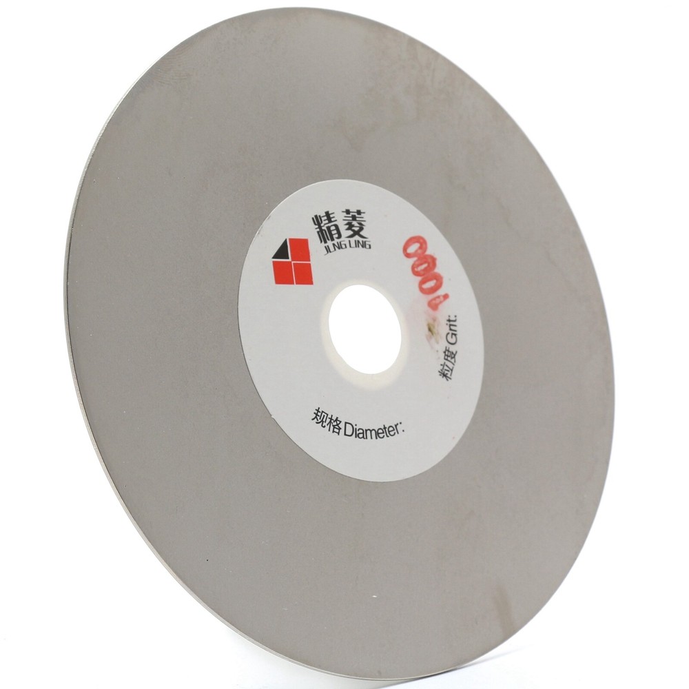 125mm Grit 1000 Fine Diamond Grinding Disc Coated Flat Lap Disk Lapidary Tools