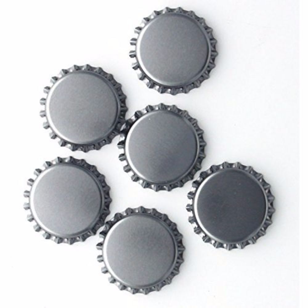 (Silver) Crown Caps With Oxy-Liner-576 Caps