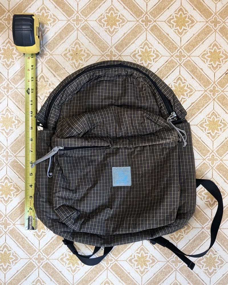 Bluelug Mini Daypack (Padded Brown Nylon Pattern)