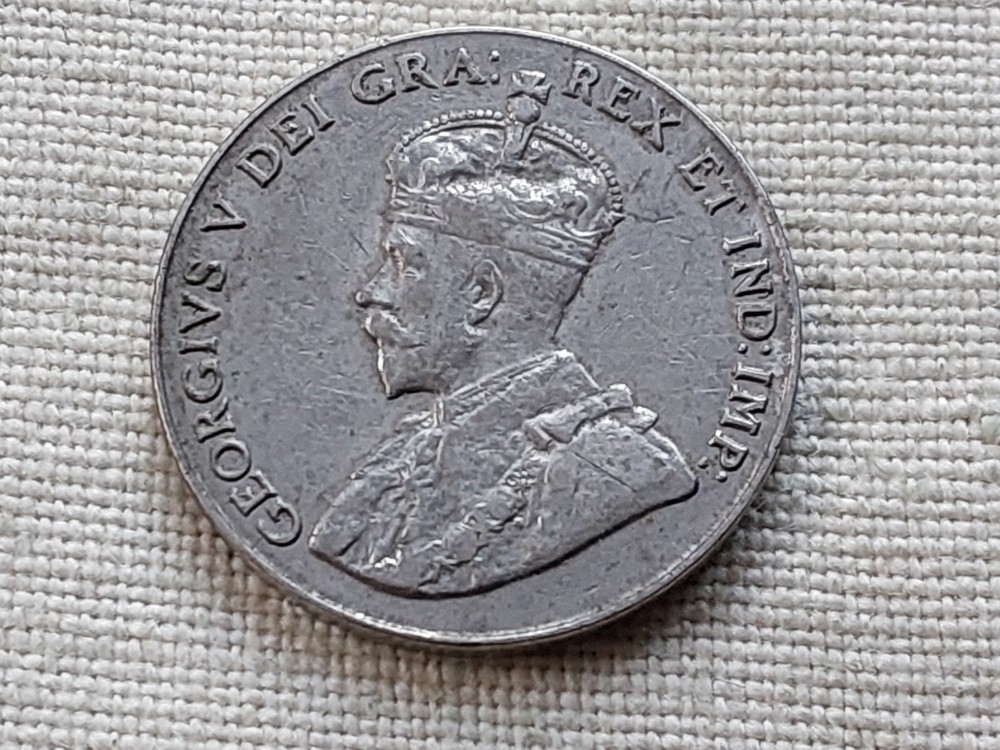 1929 Canada 5 cents