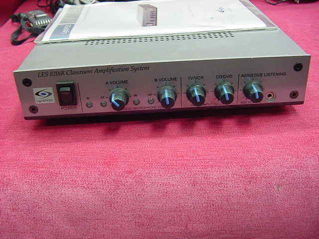 Lightspeed LES-820iR Infrared Wireless Microphone & Receiver Amplifier