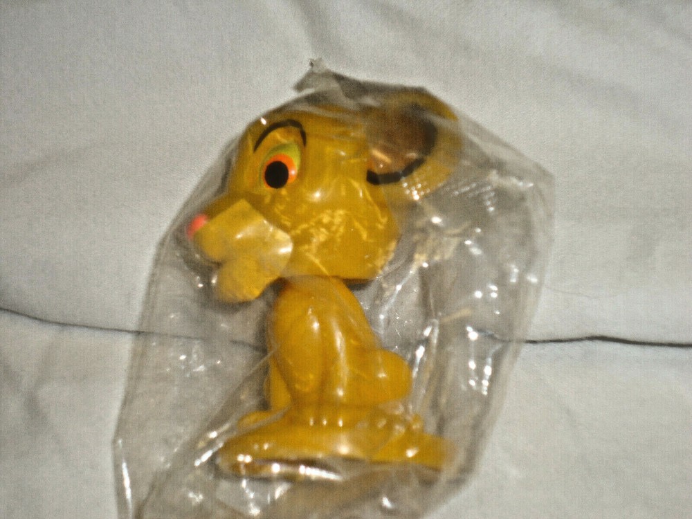 Simba from Lion's King mini bobble head New in Package 2003