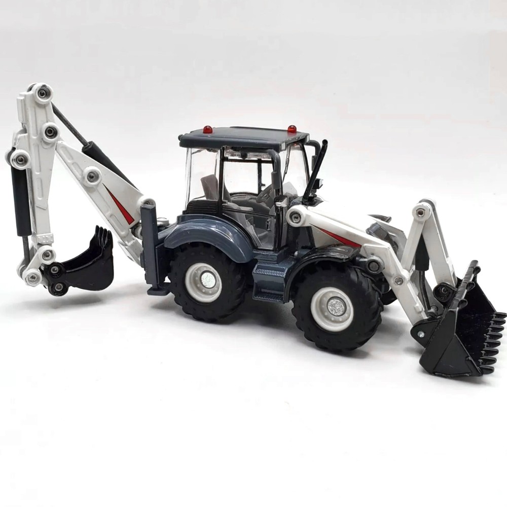 High Simulation Diecast 1/50 Bidirectional Excavator Construction Vehicle Model