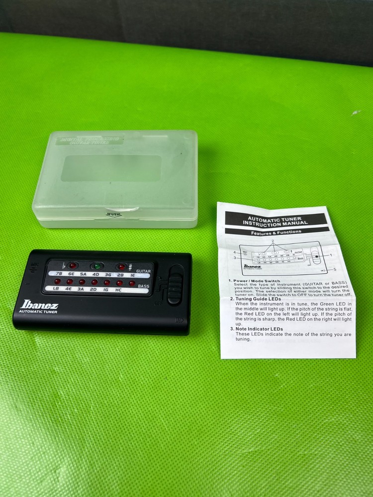 Ibanez Automatic Digital Processing Guitar Tuner with case