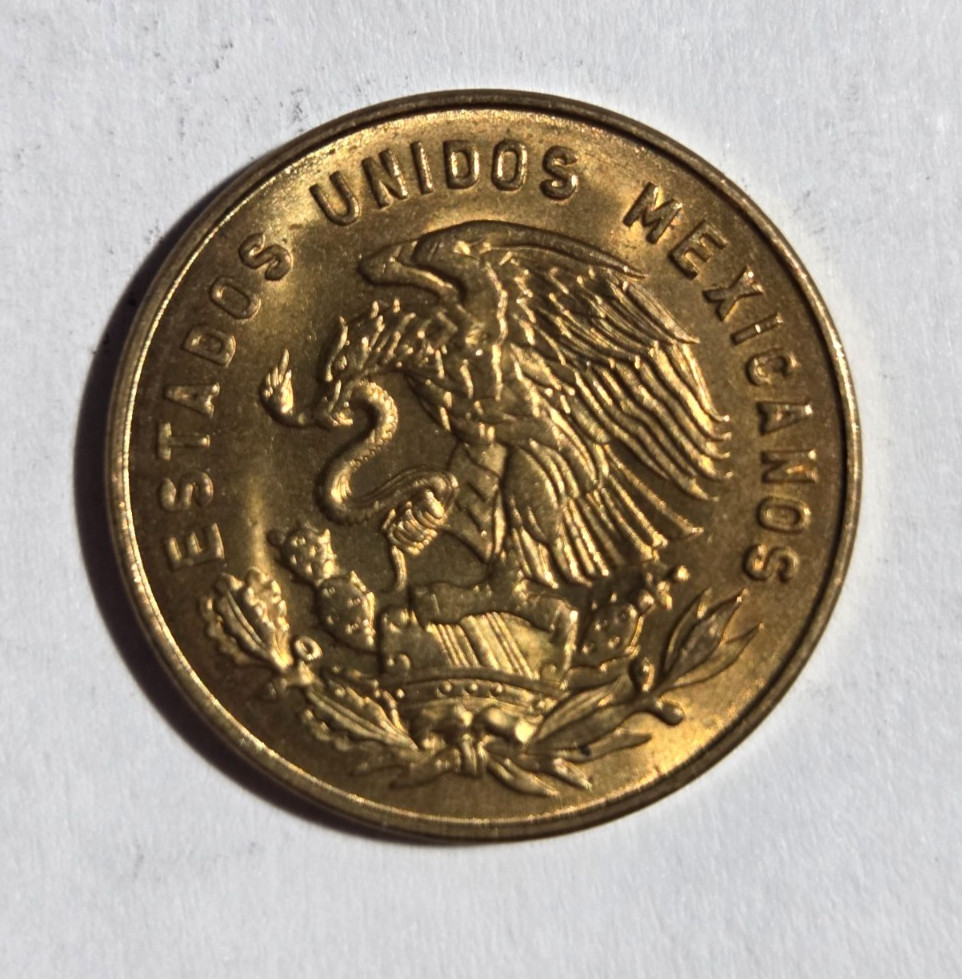 1963 Mexico Cinco 5 Centavos