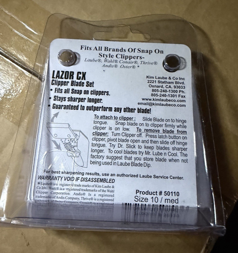 Laube Blades - Lazor CX Series - Size 10