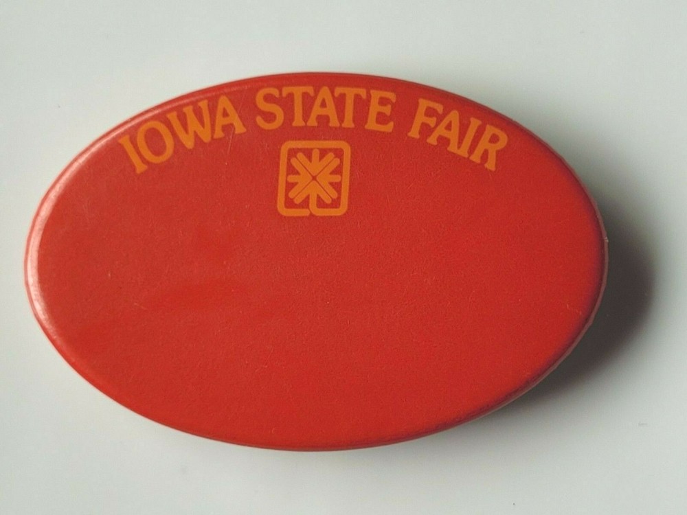 IOWA STATE FAIR Vintage Pinback Button