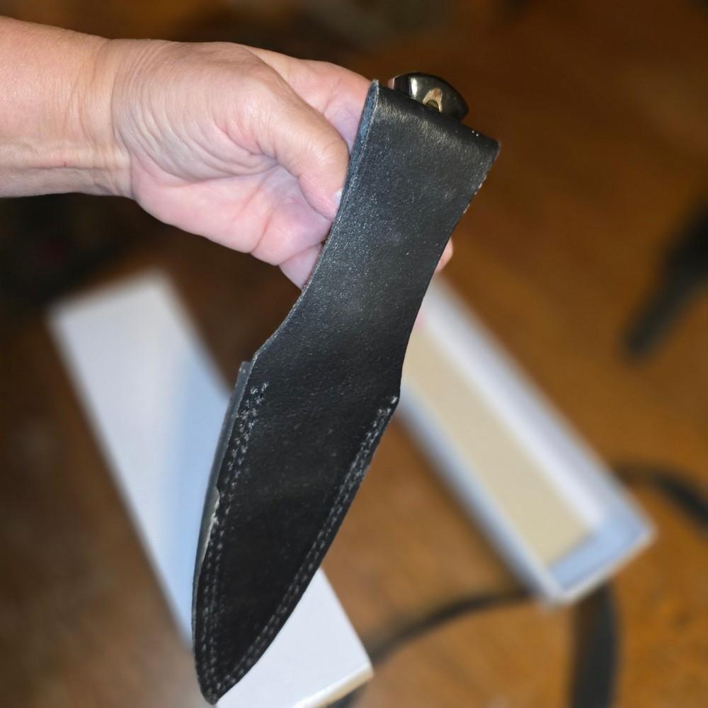 PAKISTAN BOOT KNIFE WITH LEATHER SHEATH