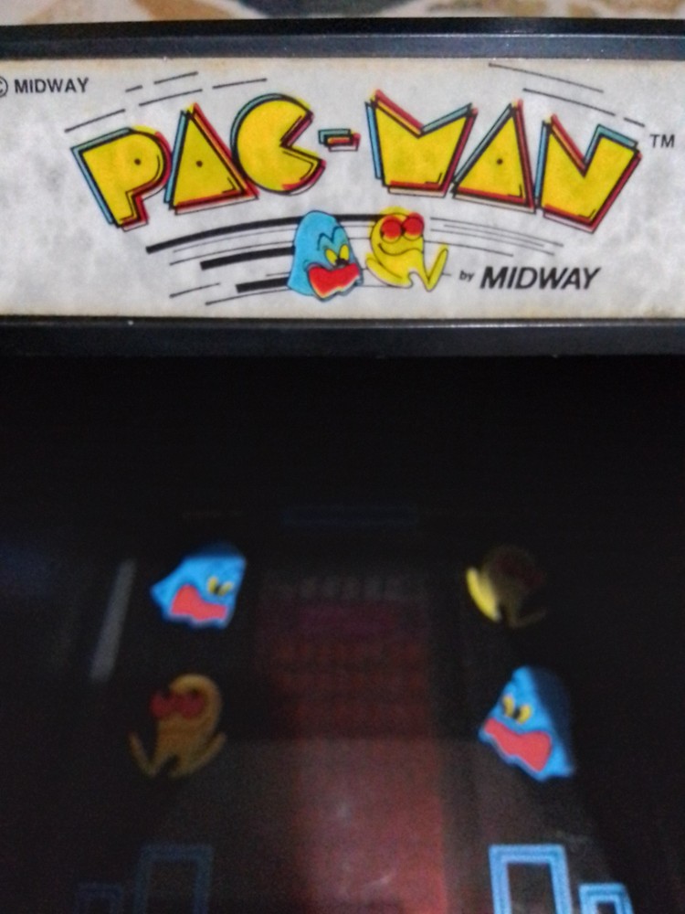 1982 Coleco Pac-Man Mini Arcade Version With Original Box. Works Great.