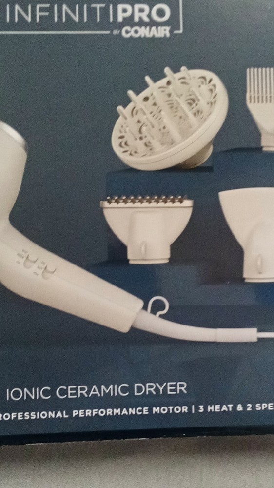 Conair InfinitiPRO Performa Ionic Ceramic Dryer Adjustable Heat Diffuser