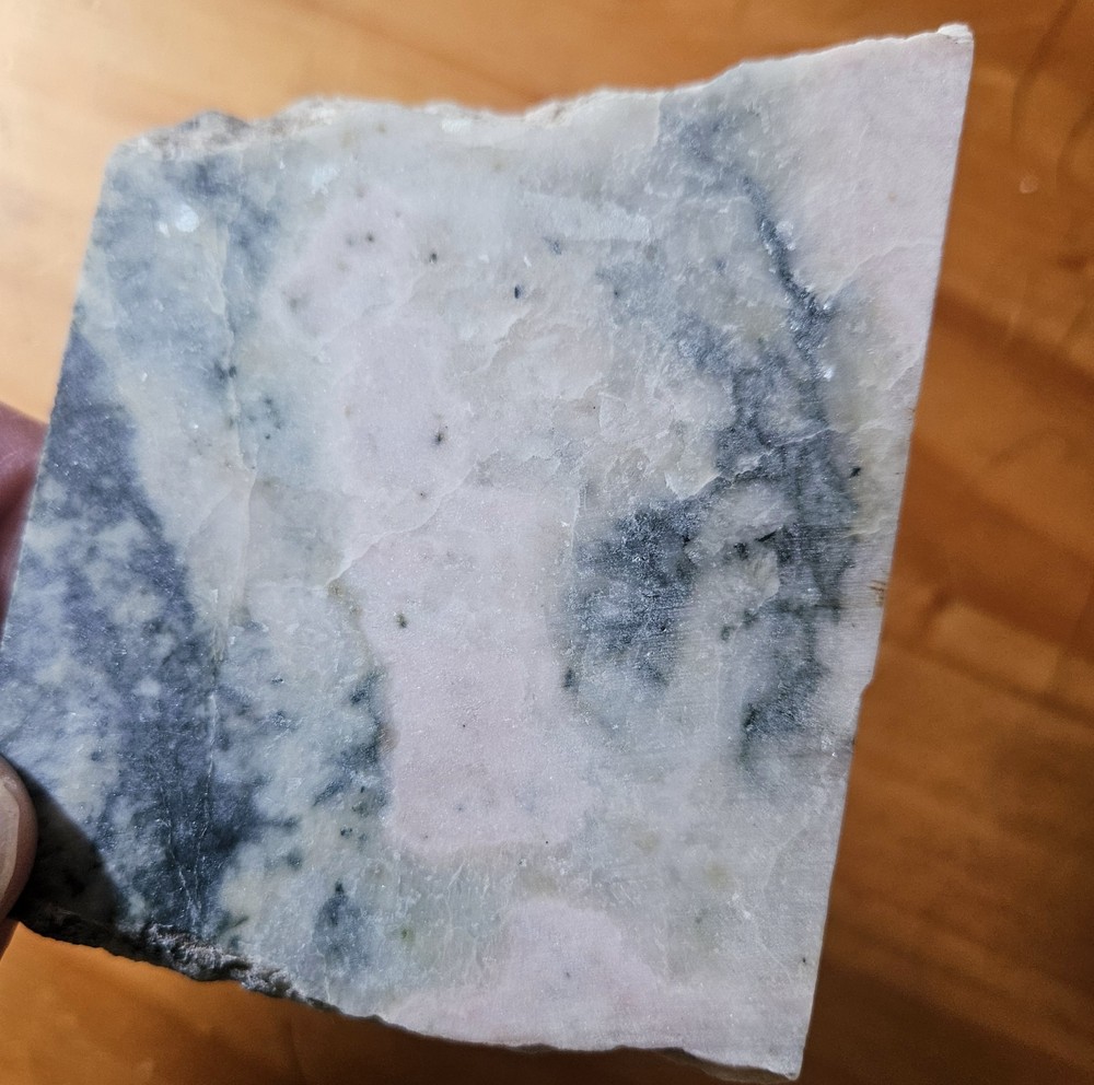 Thulite Lapidary Slab 123 grams