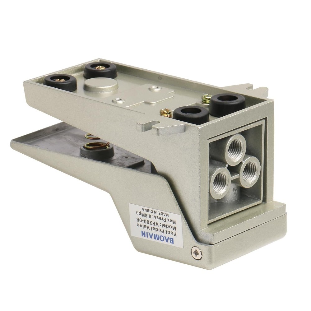 Compact Pneumatic Foot Control Valve - Touch Operated, 2 Position Foot Switch