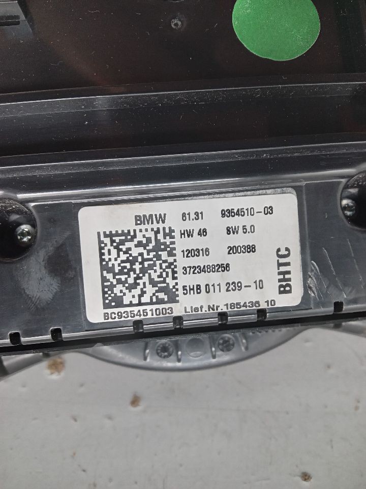 Used A/C Selector Switch fits: 2016 Mini COOPER HT w/automatic temperature contr