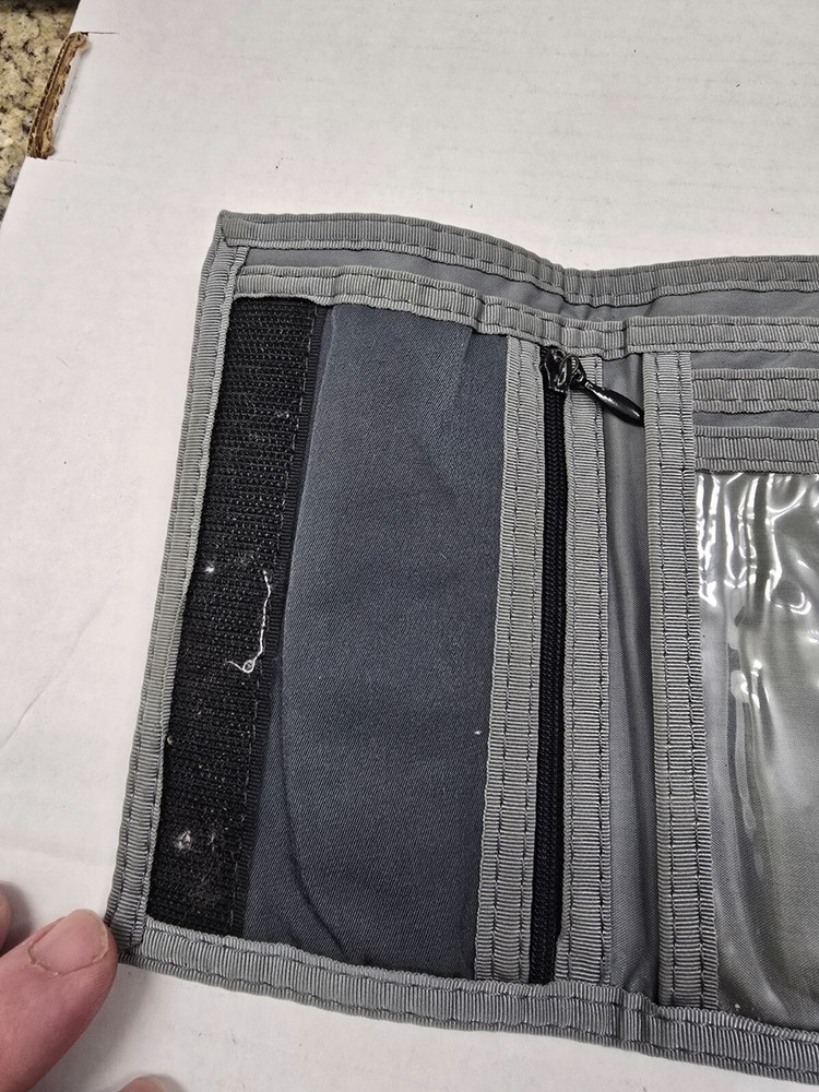 Volcom Tri-fold Wallet Vintage Gray