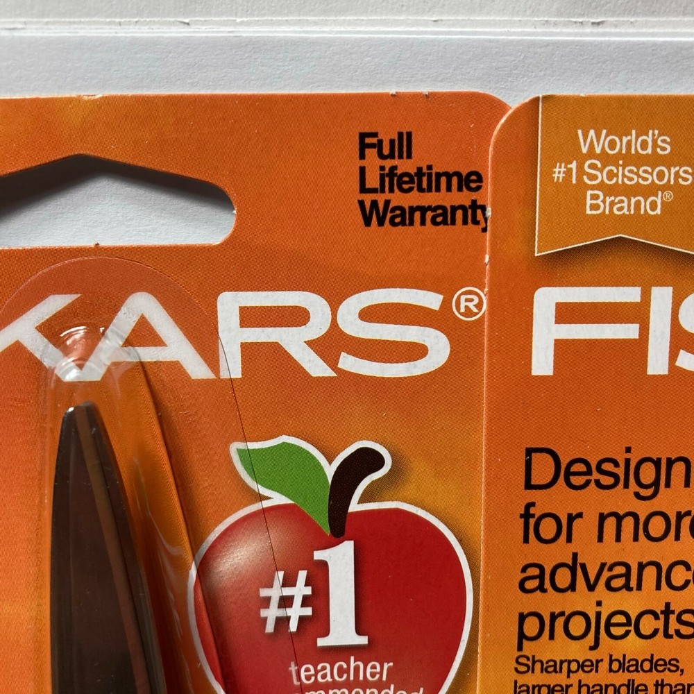 Fiskars Stainless Steel Pointed Tip Scissors 3 Pairs Red