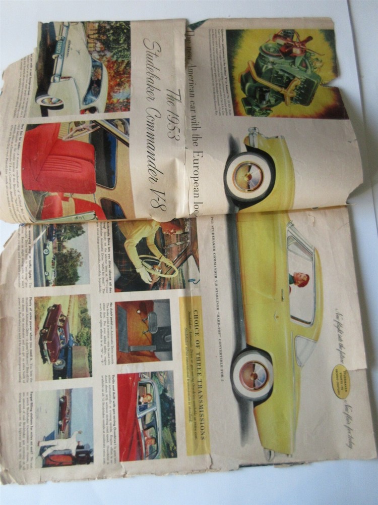 1953 Studebaker Brochure Commander Champion Starliner Original 12 page
