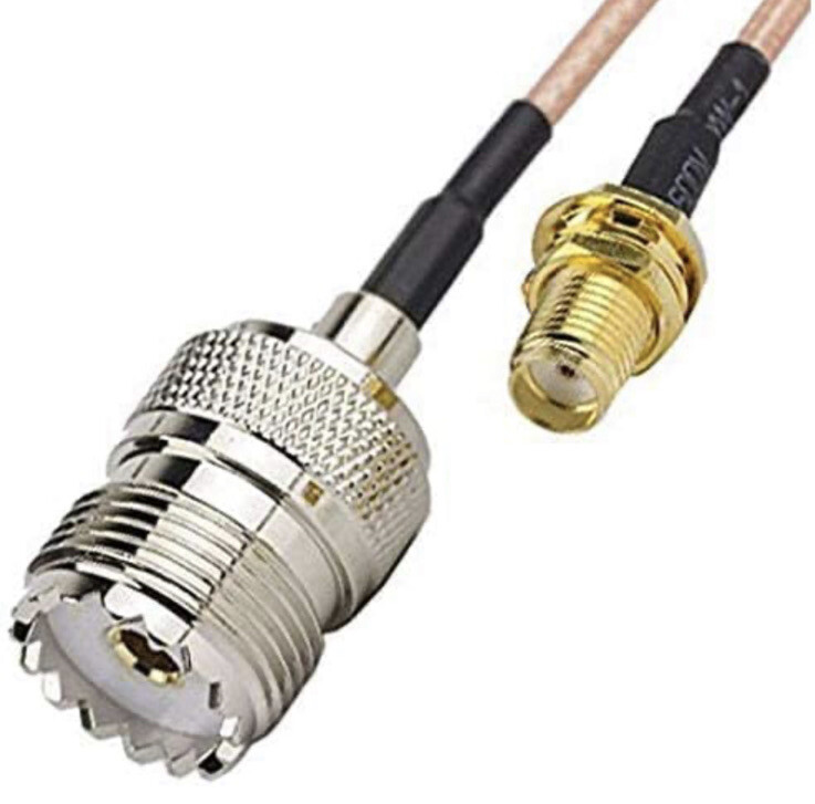 Radio Ext Antenna Coax Adapt Cable 6”