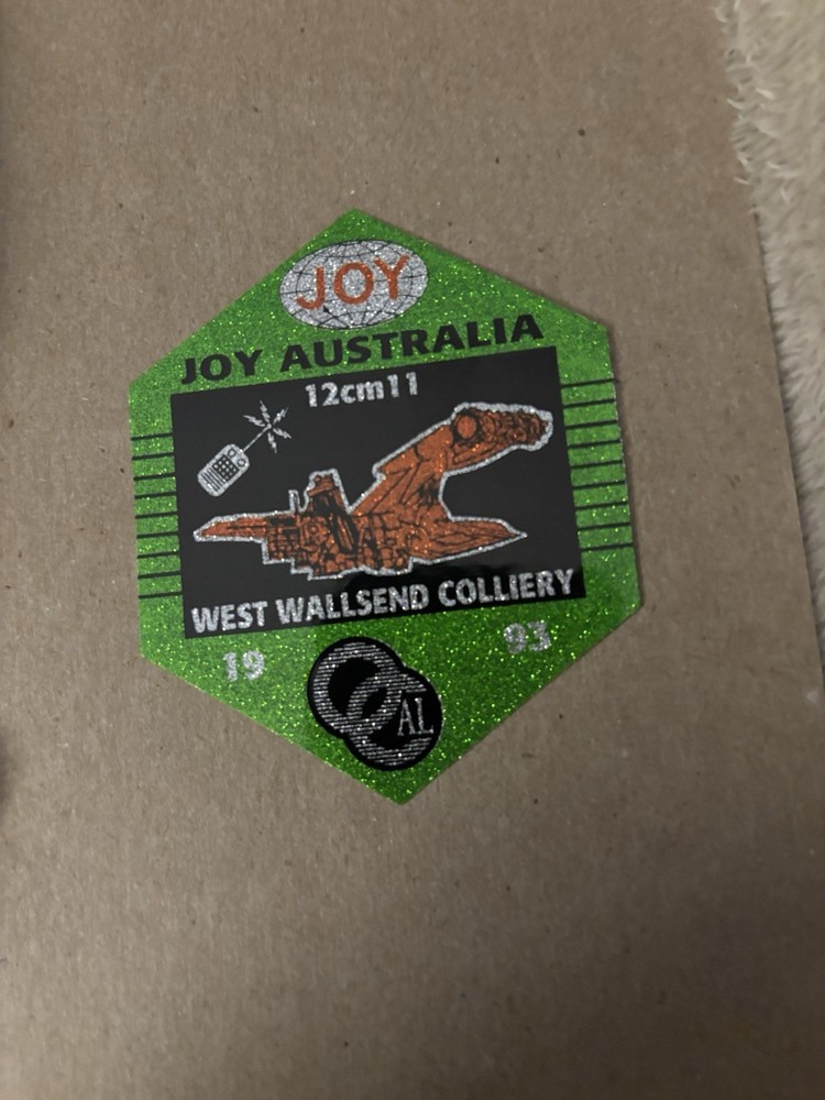 joy coal mining stickers Nice Australian Item 33