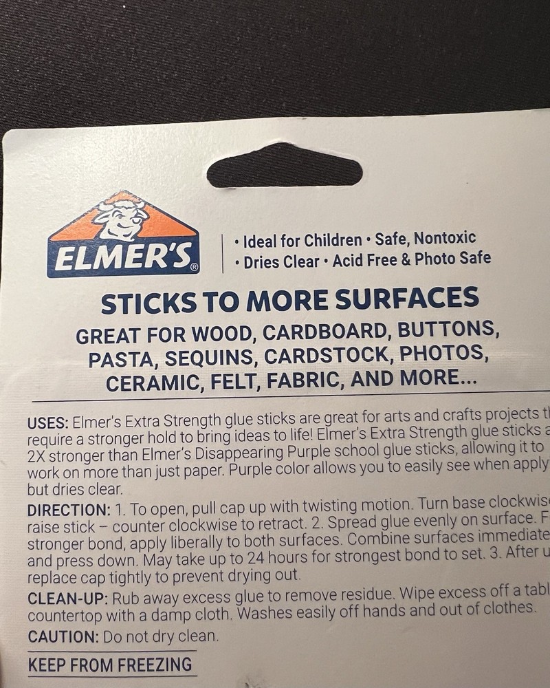 Elmer's Extra Strength Glue Sticks 4 Pack -.21oz Each