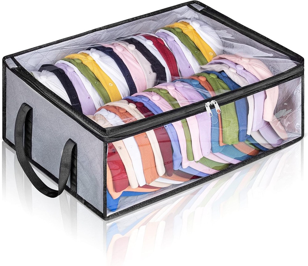 Hat Storage for Baseball Caps Organizer Holds 40 Hats