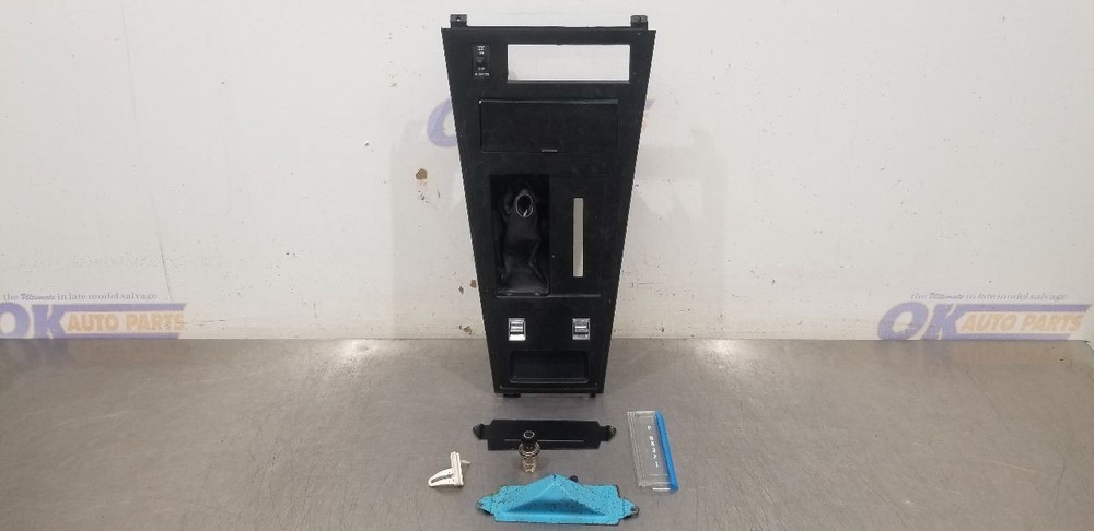 81 CHEVY CORVETTE C3 AT CENTER CONSOLE SHIFT BEZEL CONTROL PANEL BLACK