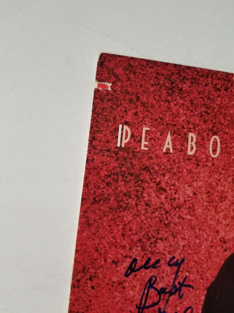 Peabo Bryson REAL hand SIGNED Positive Vinyl Record JSA COA Autographed