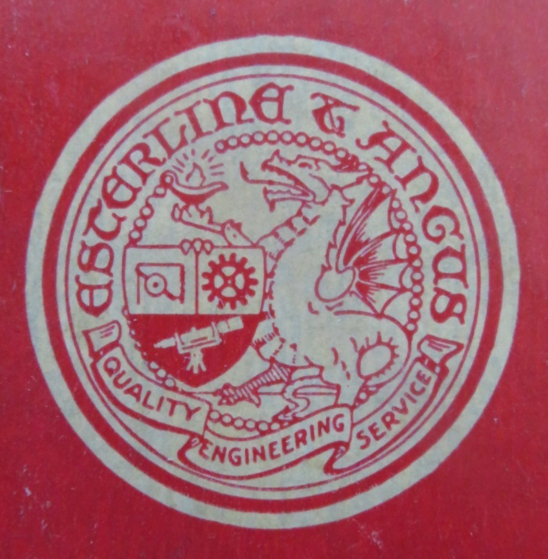 Vintage Esterline Angus Record Chart Box ONLY