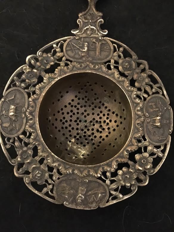Antique Dutch Silver Tea Strainer MAKE ME AN OFFER!!!