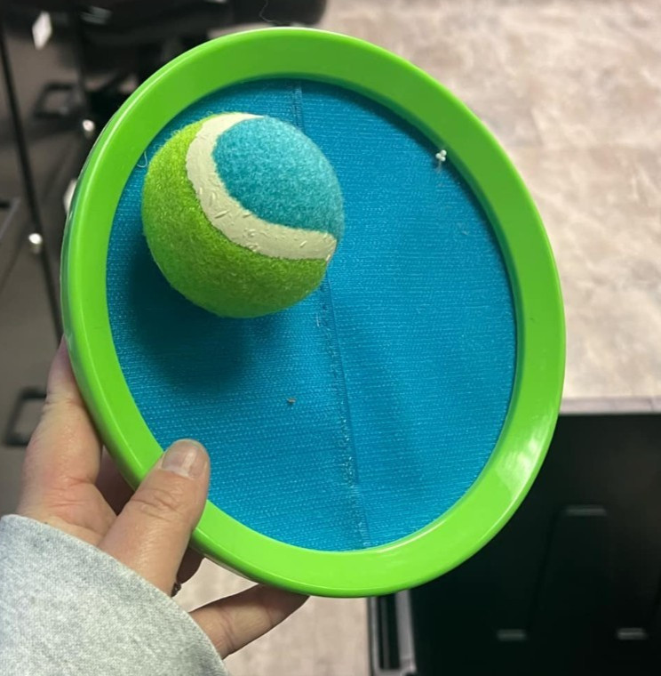 stick pad and ball