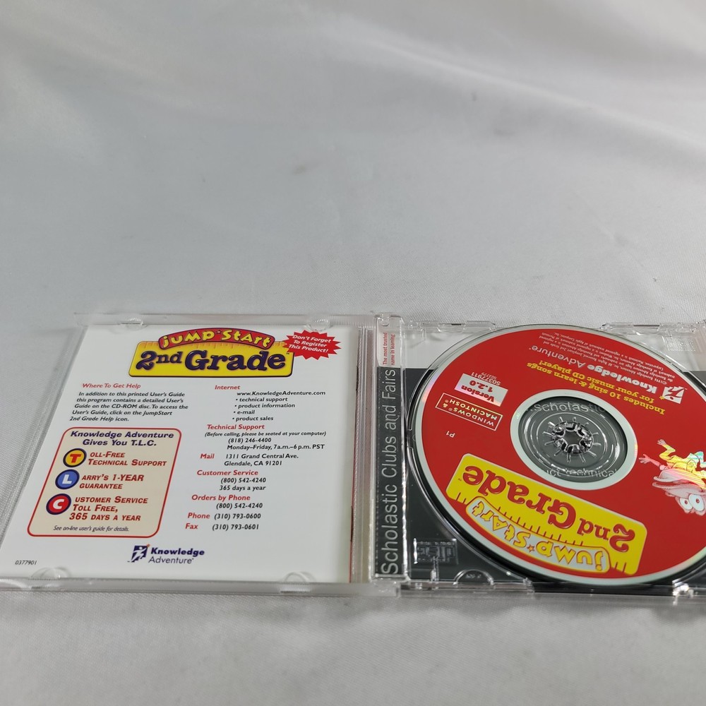 JUMP START: LEARNING SYSTEM 2ND GRADE PC CD-ROM 1996, KNOWLEDGE ADVENTURE CD5288