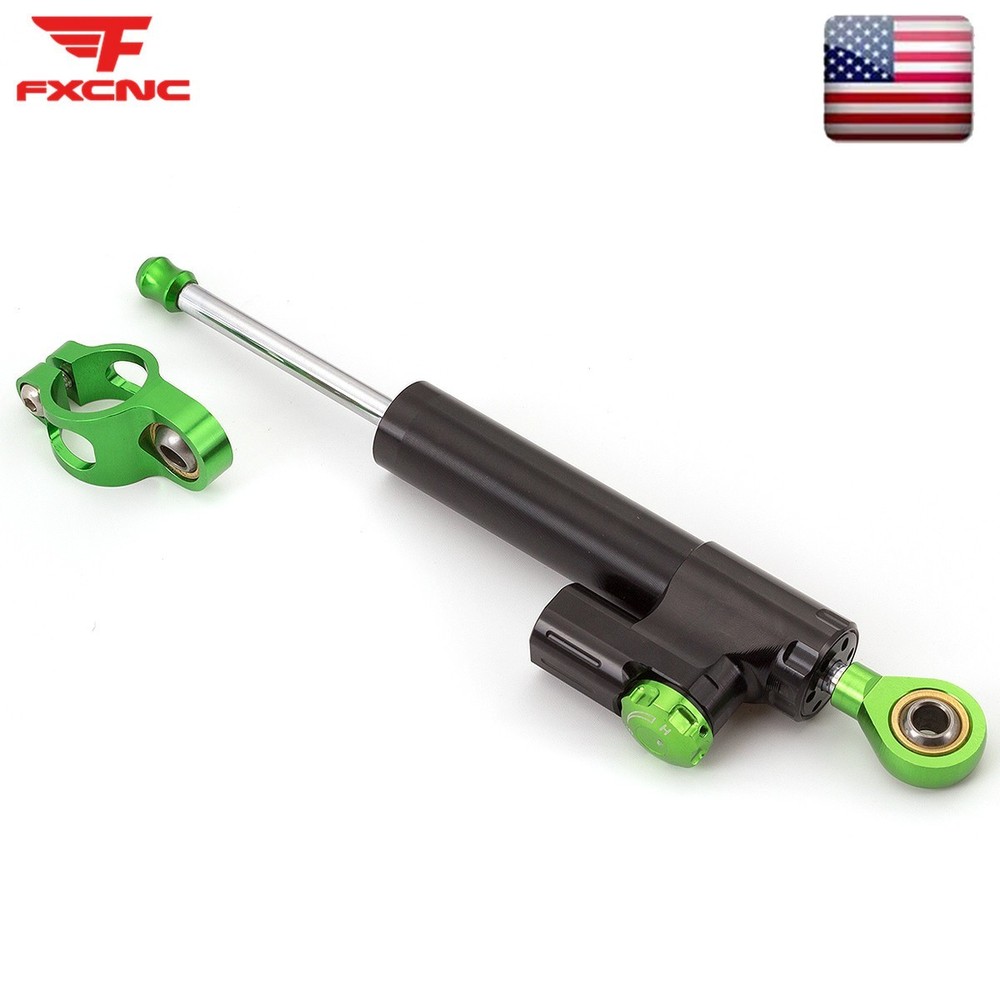 Adjust CNC Steering Damper Linear Stabilizer Reversed Safety Control Damping