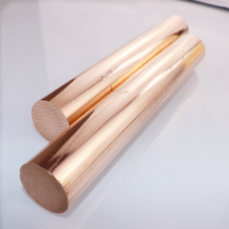 Copper Round Rod Solid Bar Length 100mm-300mm Dia 12mm-50mm Multiple Sizes
