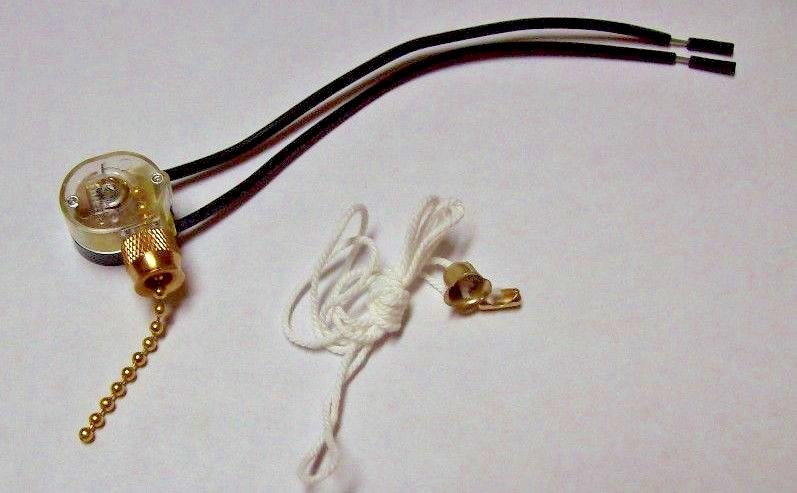 ZING EAR PULL CHAIN SWITCH FOR CANOPY OR CEILING FAN LIGHT NEW 30065J