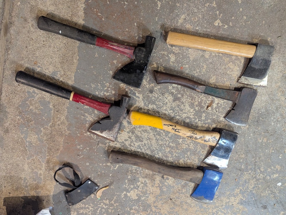 6, Vintage Hatchet Lot