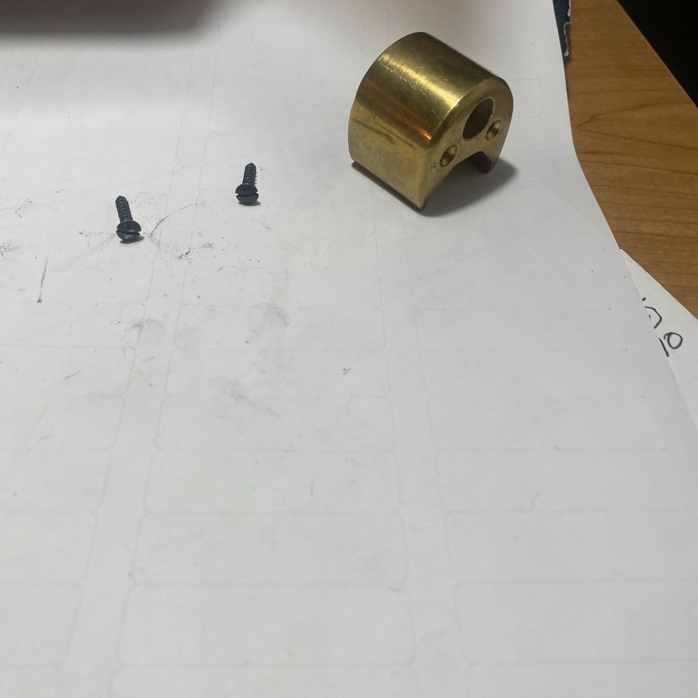 #8 CVA Frontier Muzzleloader Brass Nose Cap 15/16" .