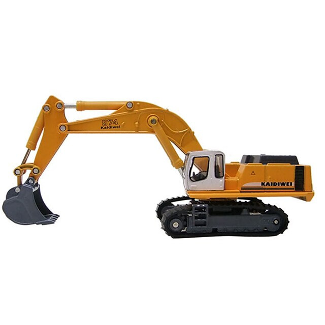 NEW Die Cast Tracked Excavator 1:87 Scale Heavy Construction Vehicle Model Hobby