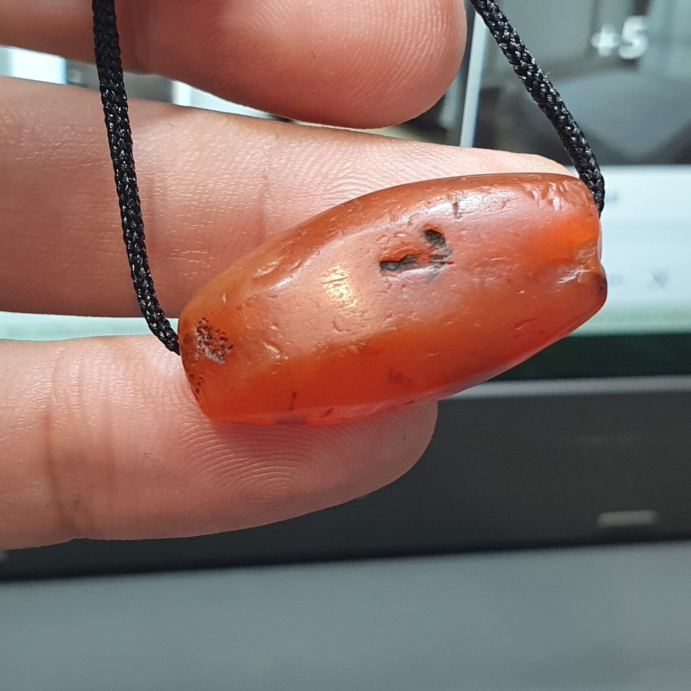 Ancient Antique Carnelian Middle eastern African AGATE Bead